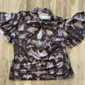 Blackmilk Batty gone Flouncy top